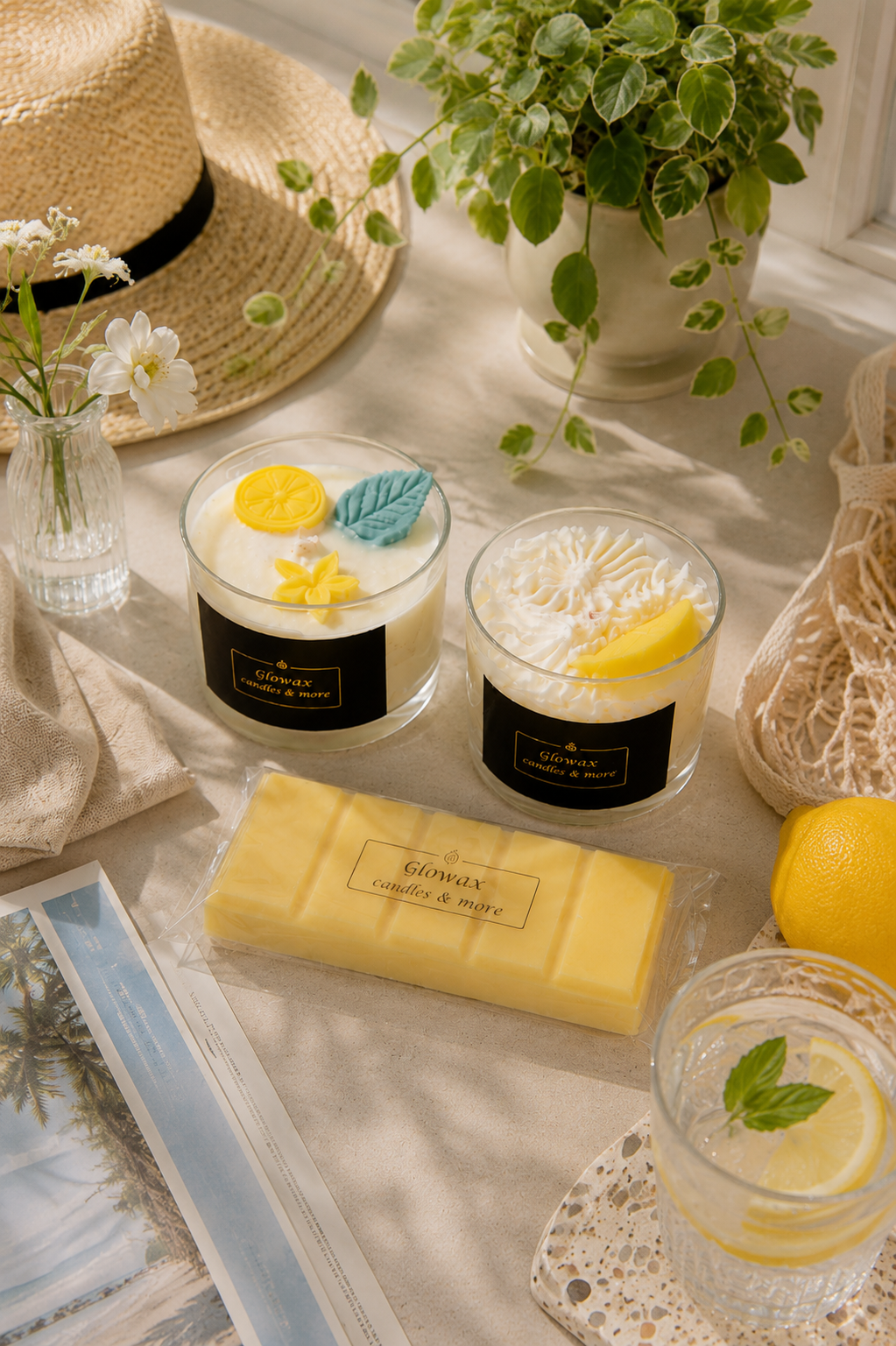 Glowax Lemon Paradise με δροσερό άρωμα λεμονιού και εσπεριδοειδών