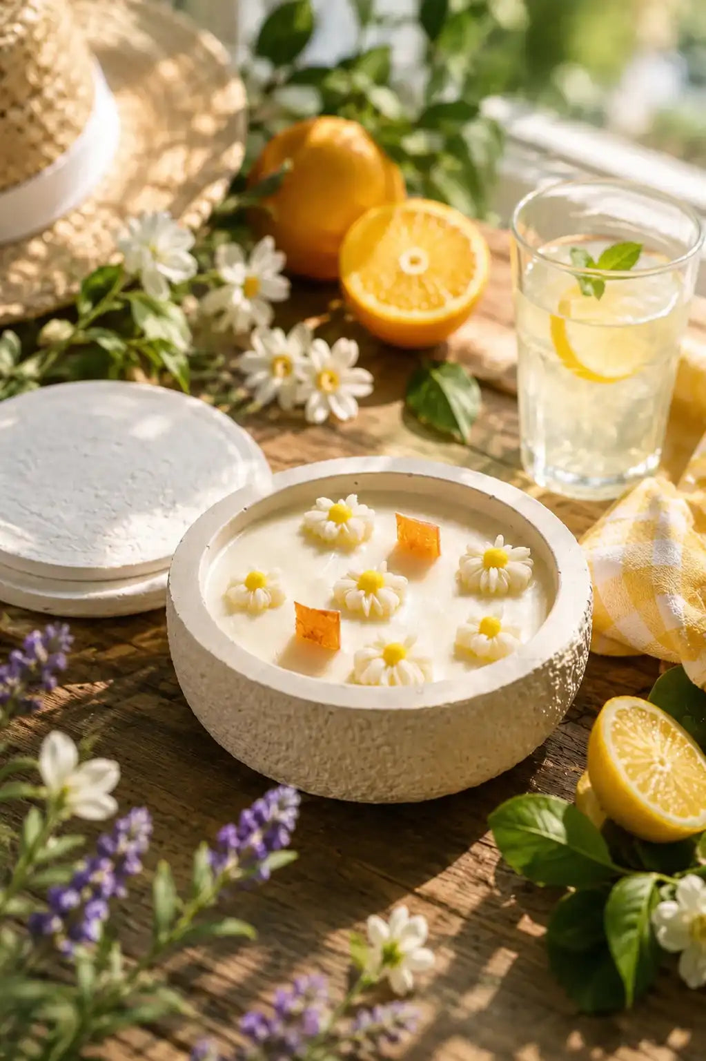 Κερί σόγιας Glowax με άρωμα Citronella daisies