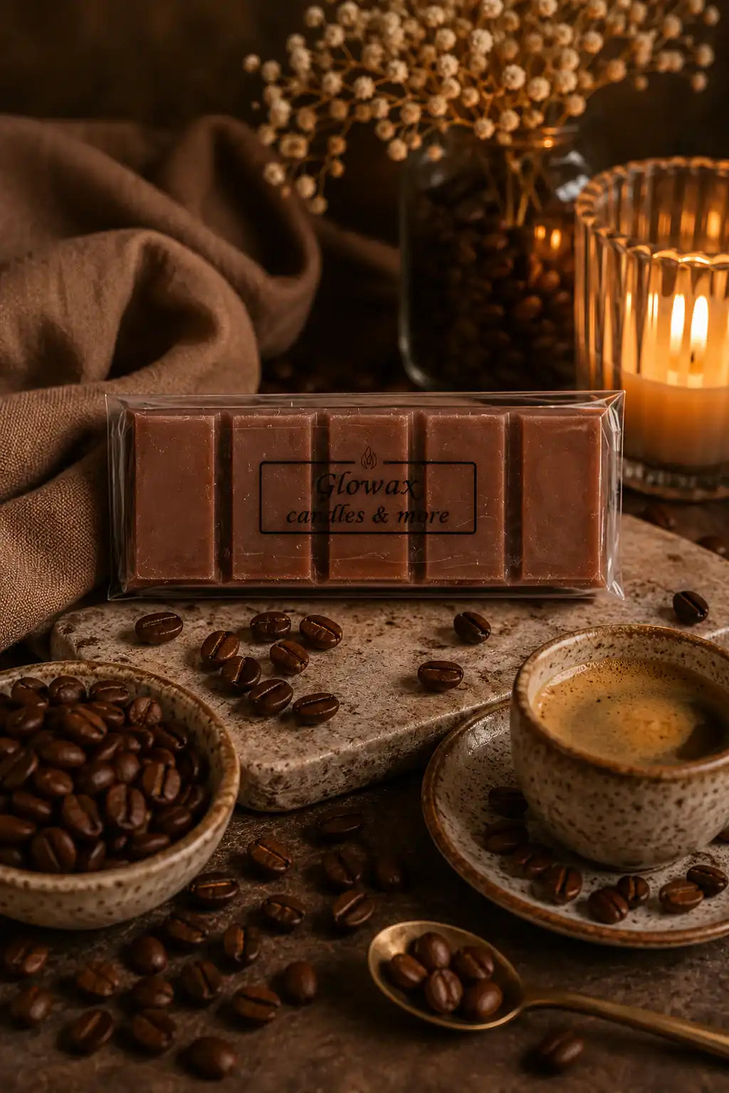 Αρωματική μπάρα κεριού Glowax με άρωμα Coffee