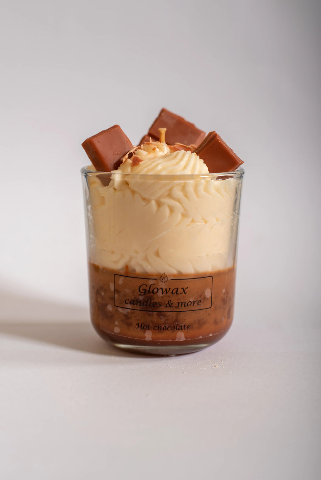 χειροποίητο κερί σόγιας Hot Chocolate Dessert - Glowax