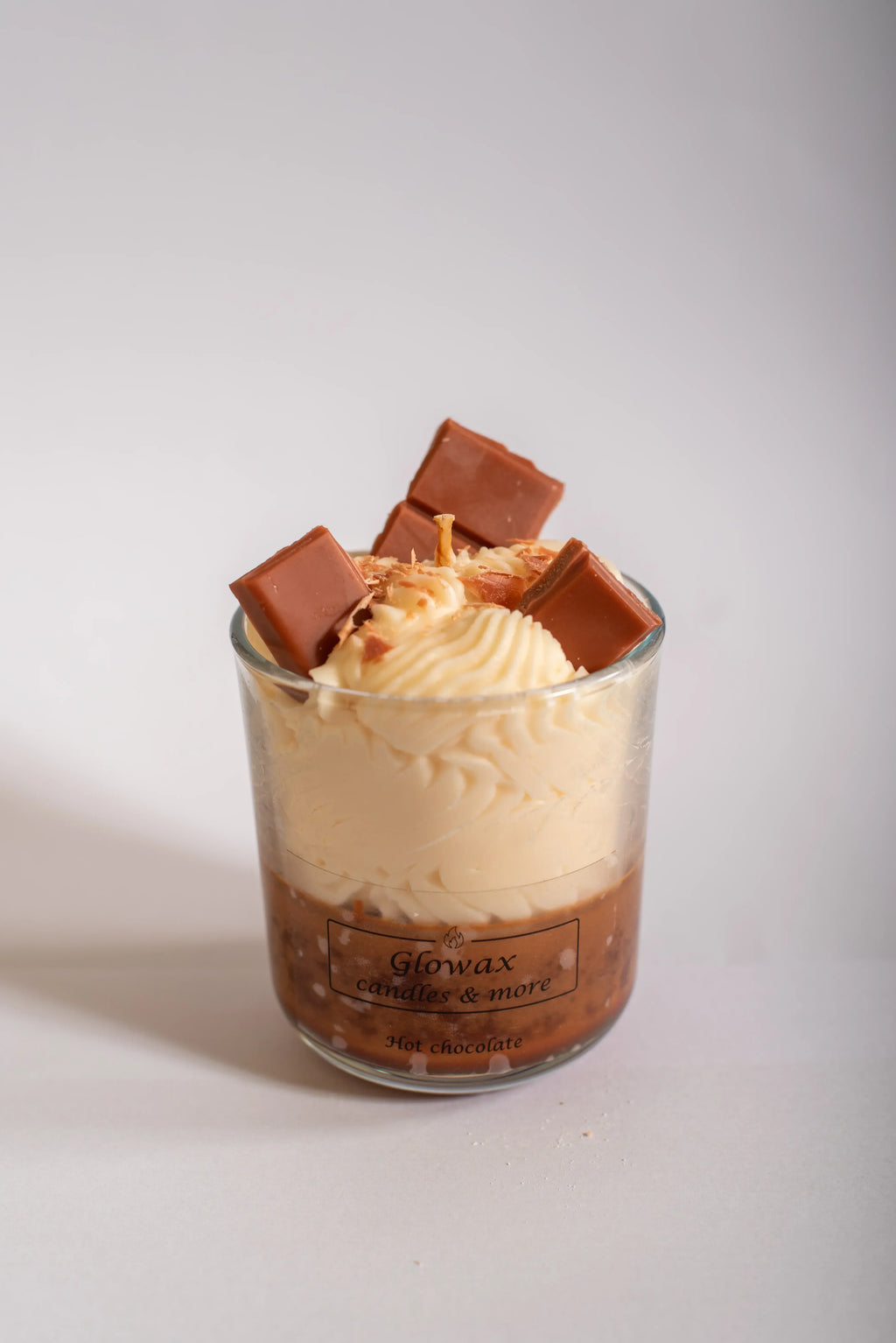 χειροποίητο κερί σόγιας Hot Chocolate Dessert - Glowax
