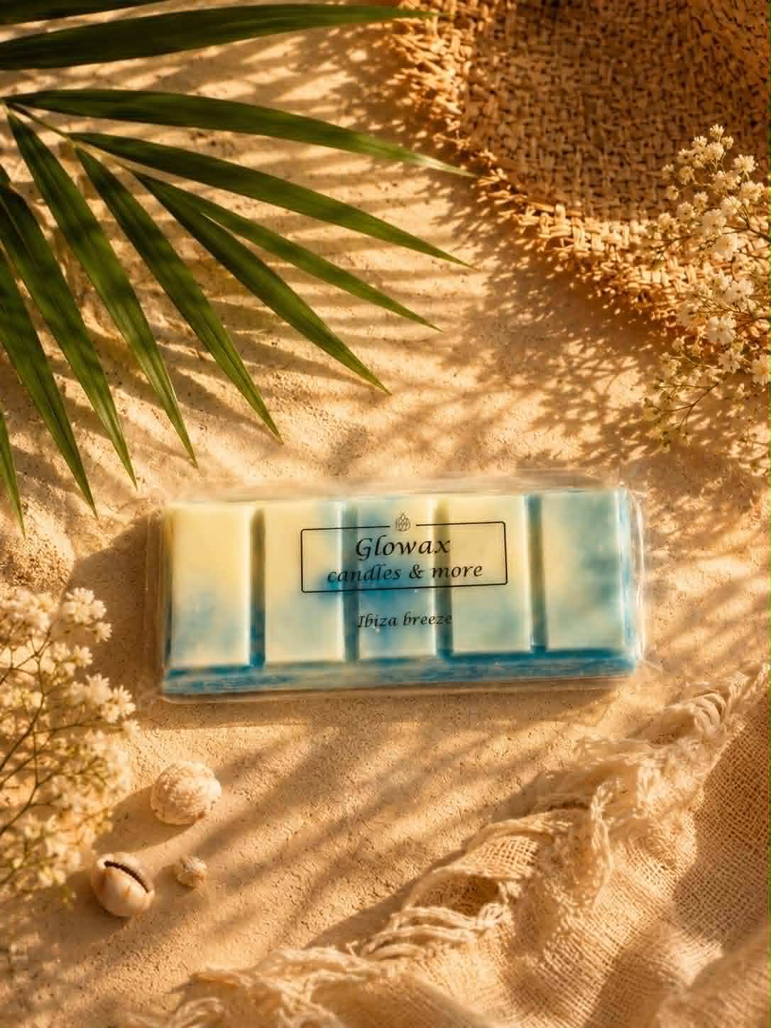 Αρωματική μπάρα κεριού Glowax με άρωμα Ibiza breeze