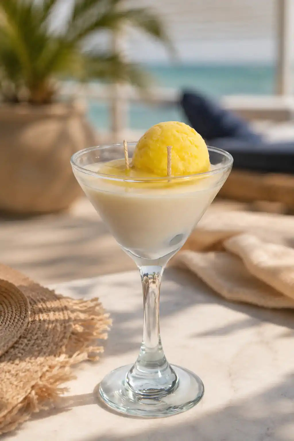 Κερί σόγιας Glowax με άρωμα Lemon sorbe ice cream