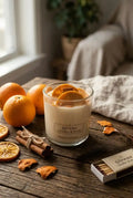 Κερί σόγιας Glowax με άρωμα Orange Cinnamon