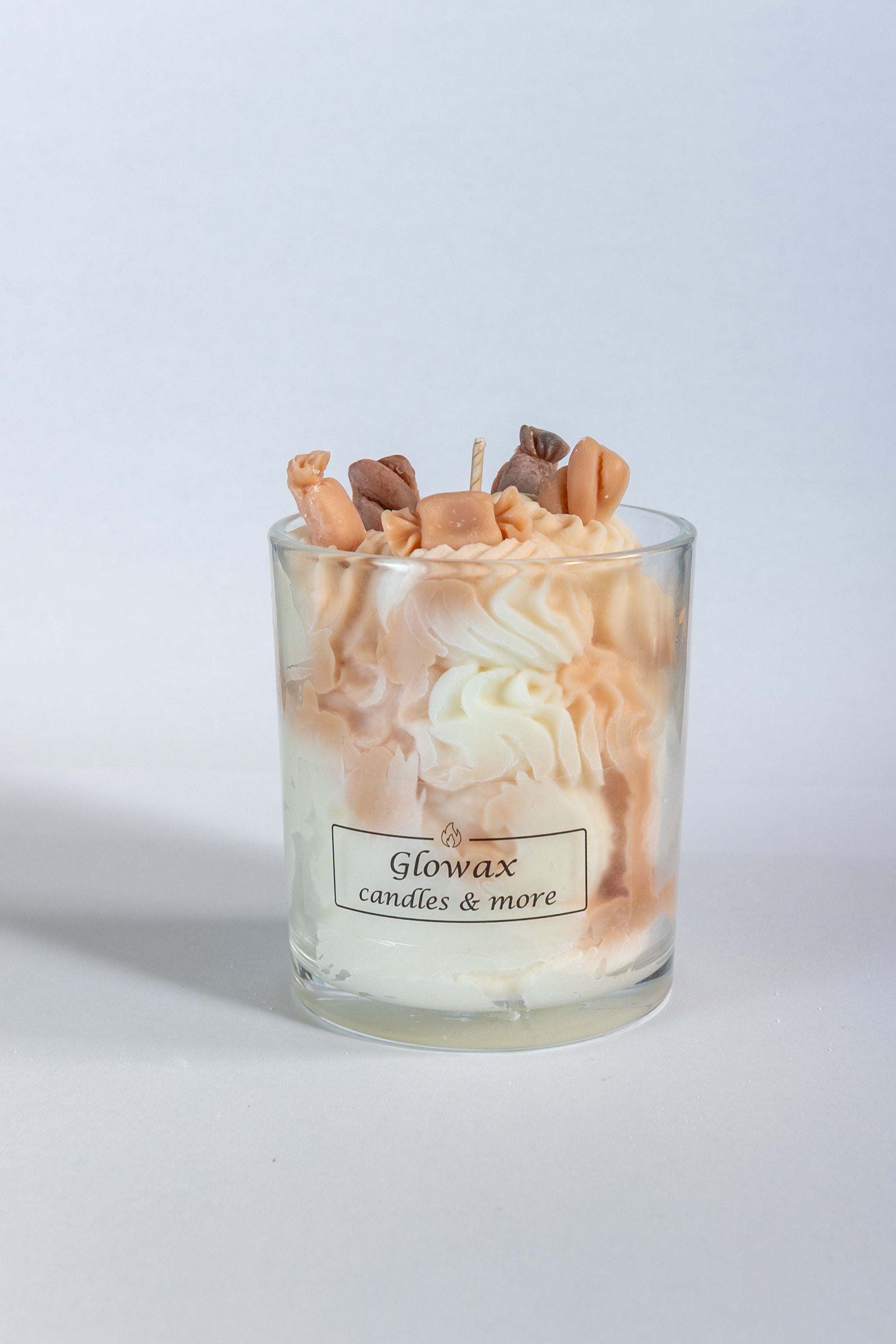 χειροποίητο κερί σόγιας Toffee caramel - Glowax