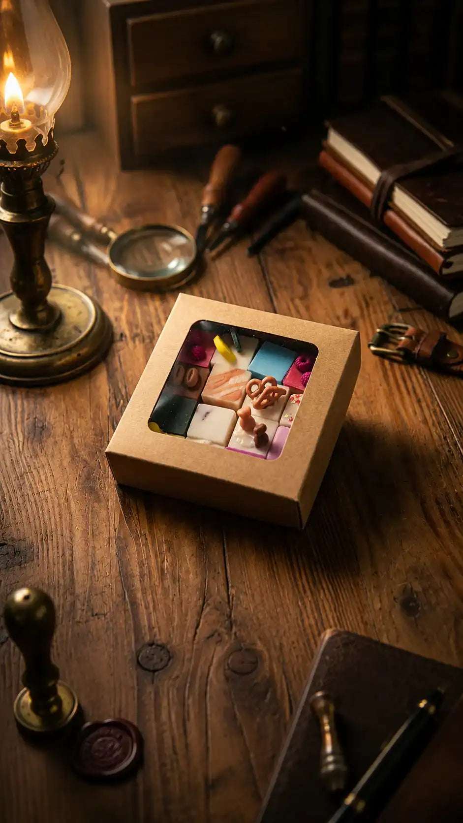 Sample Box Glowax με επιλεγμένα αρωματικά κεριά – εναλλακτική προβολή
