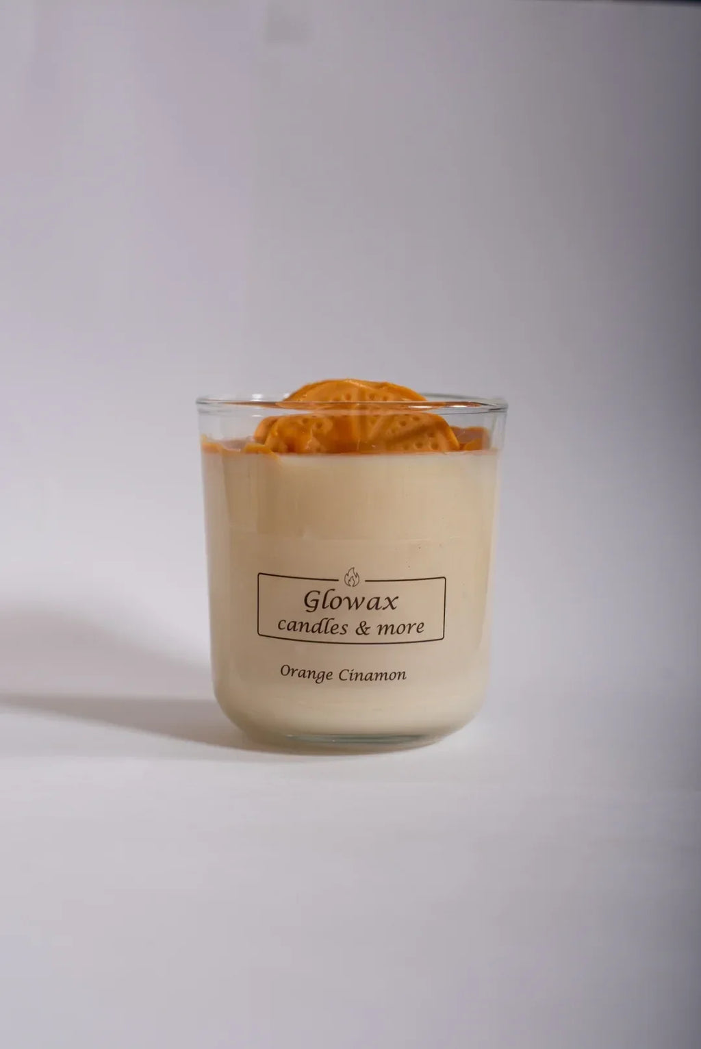 χειροποίητο κερί σόγιας Orange Cinnamon Dessert - Glowax