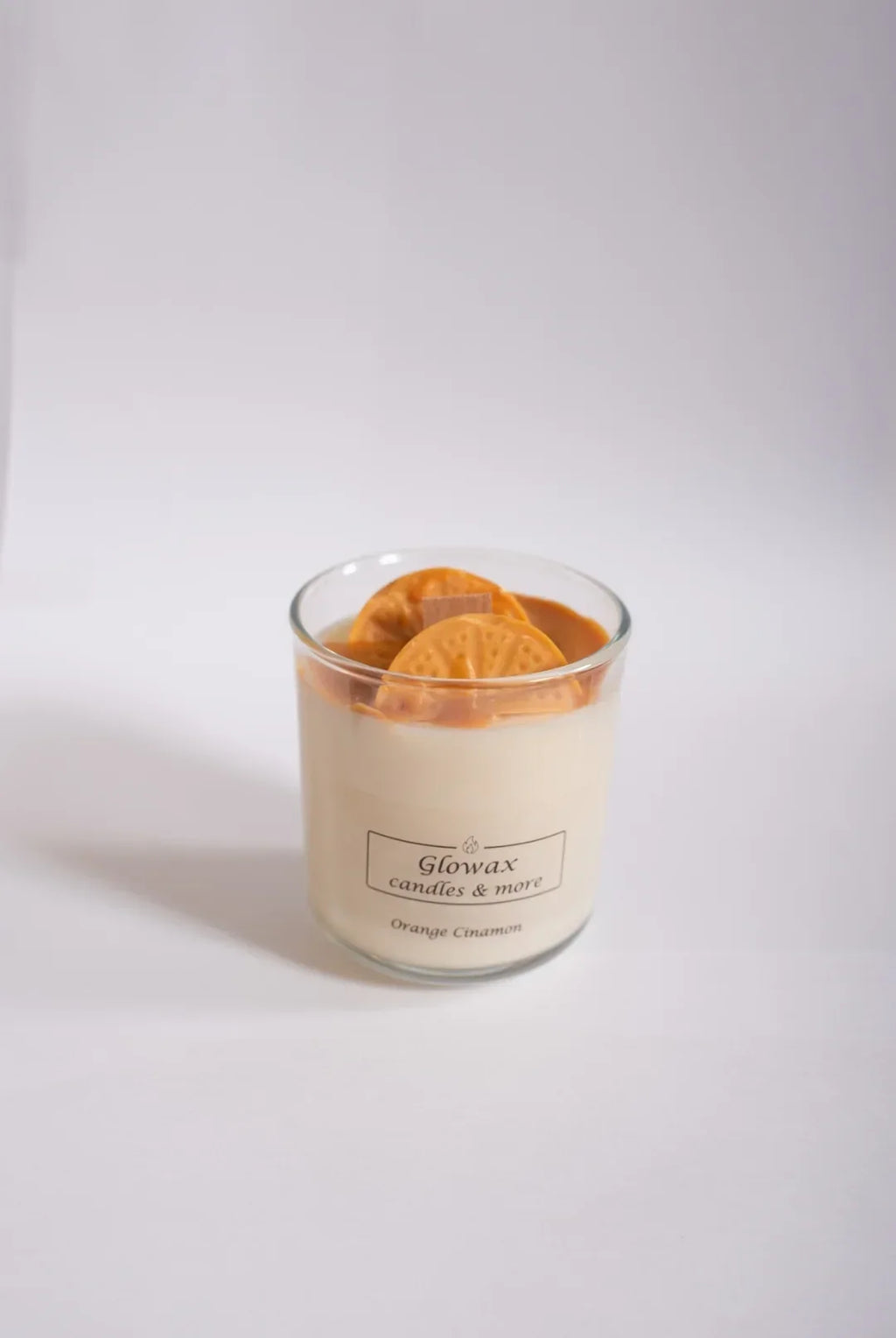 χειροποίητο κερί σόγιας Orange Cinnamon Dessert - Glowax