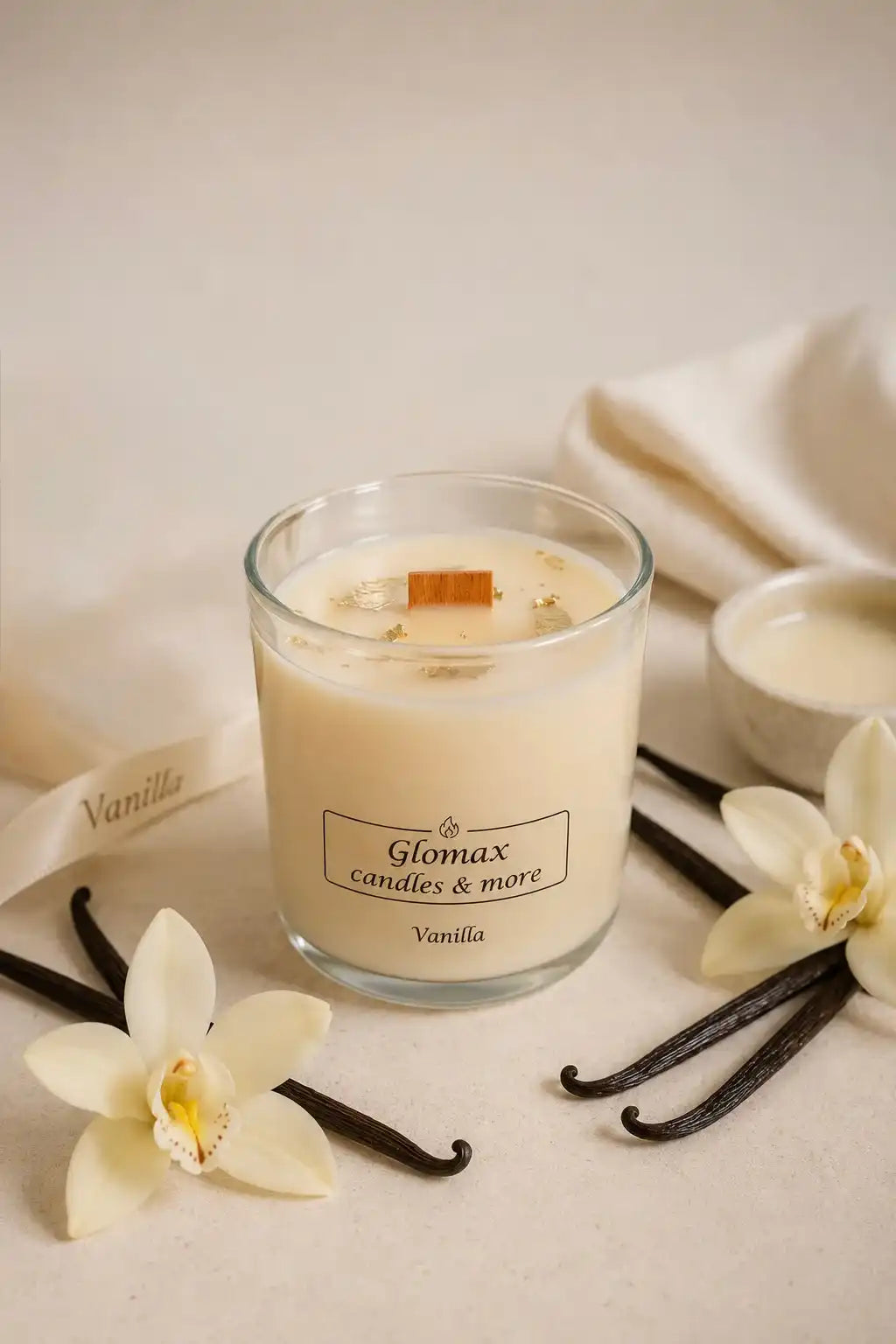 Κερί σόγιας Glowax με άρωμα Vanilla – εναλλακτική προβολή